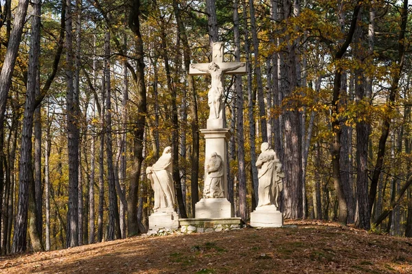 Скульптура розп'яття Ісуса Христа — стокове фото