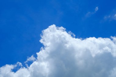 Bulutlu mavi gökyüzü