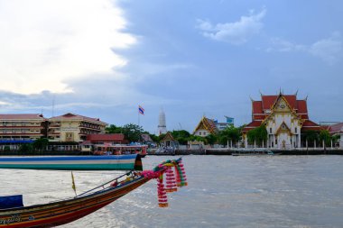 Bangkok, Tayland. -2 Haziran 2017: Wat Rakang, r de Tay Tapınak