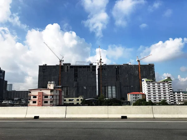 Bangkok, Tailândia - 2 de março de 2017: Construção de apartamento hou — Fotografia de Stock