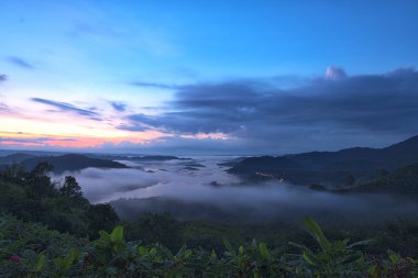 Dağ Yeşil Vadi dere manzara güzel görünümünden RI için