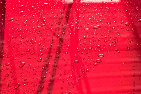 Water drops on metal surface. Abstract background, drops of wate