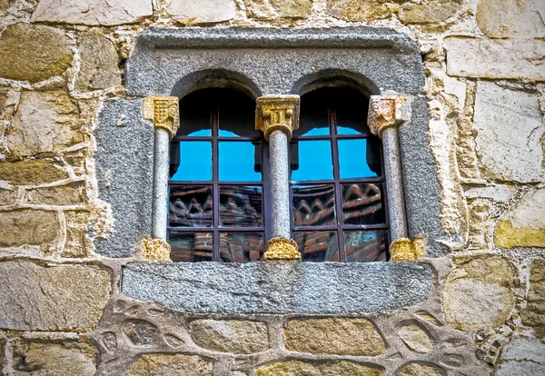 Medieval  window in Spain — Stock Photo, Image