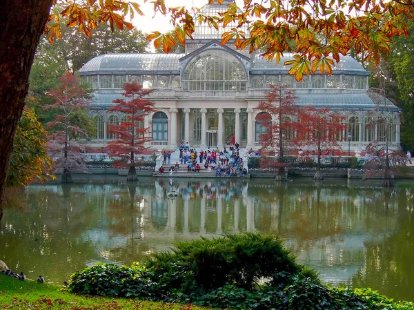 Cristal palace Madrid — Stok fotoğraf