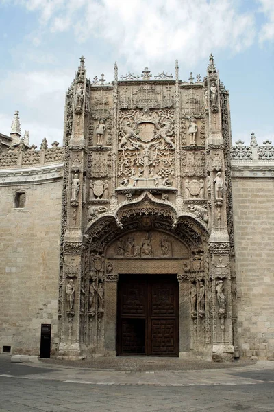 Cephe San Gregorio okul Valladolid — Stok fotoğraf