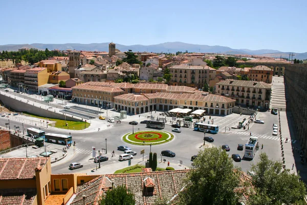 Segovia, Plaza Artillesie — стоковое фото