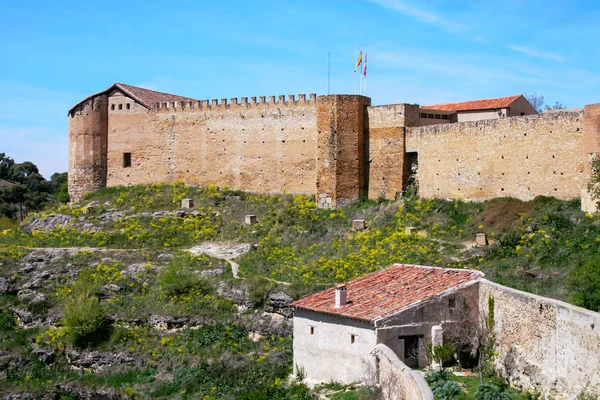 Pared del castillo en Segovia — Foto de Stock