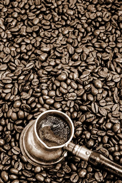 Skummande kaffe — Stockfoto