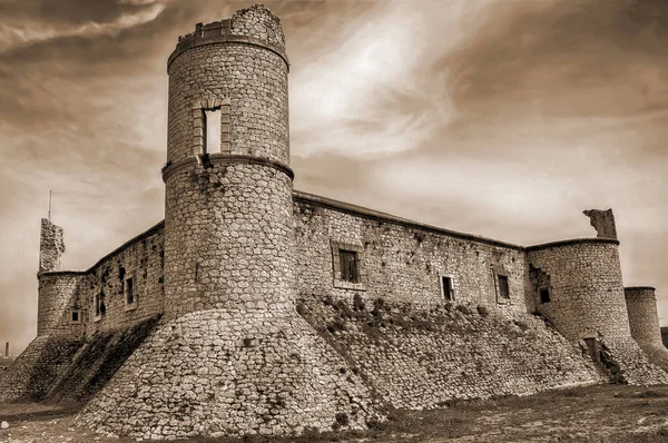 Slottet i Chinchón, Spain — Stockfoto