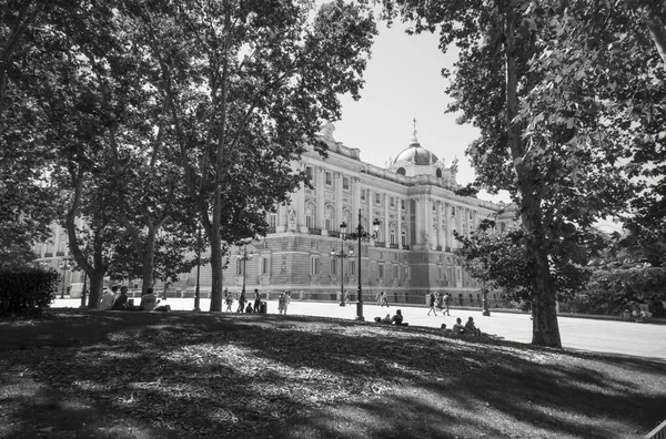 Palácio Real em Madrid — Fotografia de Stock