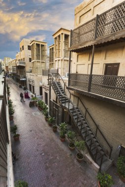 Arap sokak Dubai eski kesiminde