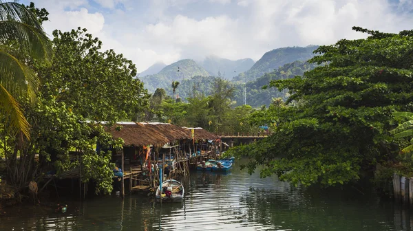 Villaggio di pescatori di Bang Bao — Foto Stock