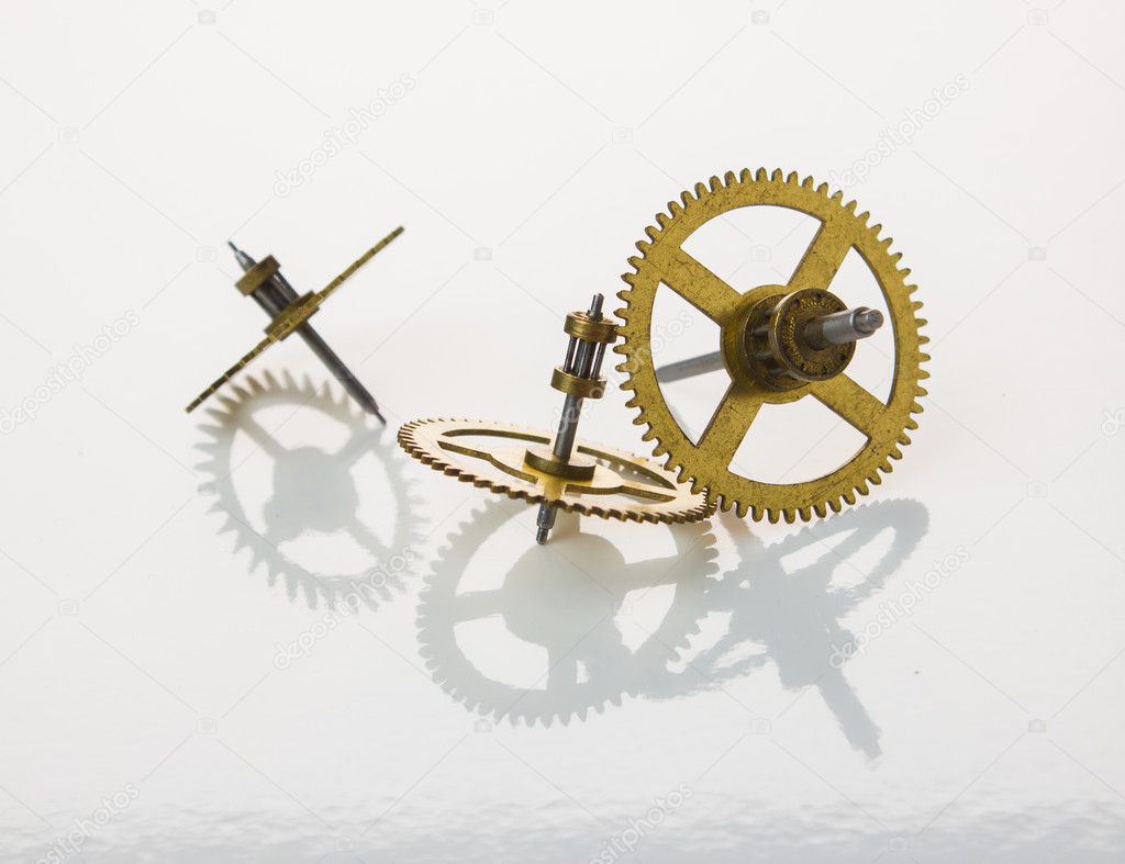 gears of old clock