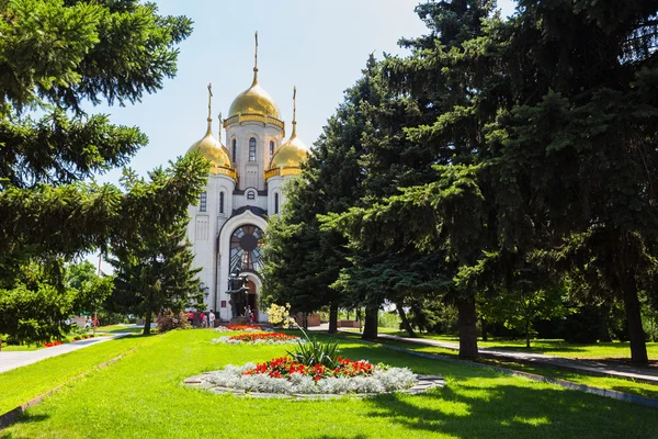 Mamaev kurgan. Město-hrdina Volgograd — Stock fotografie