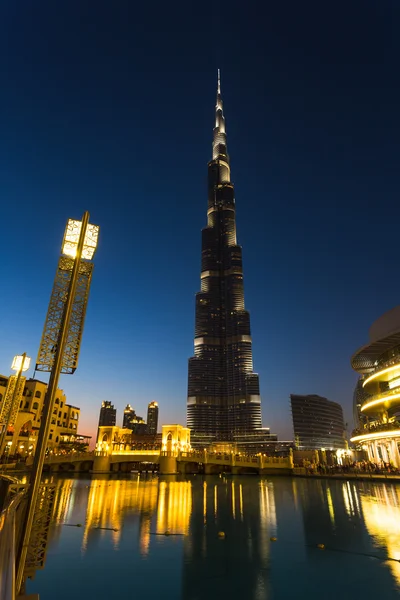 Burj Dubai dünyanın en yüksek binası, — Stok fotoğraf