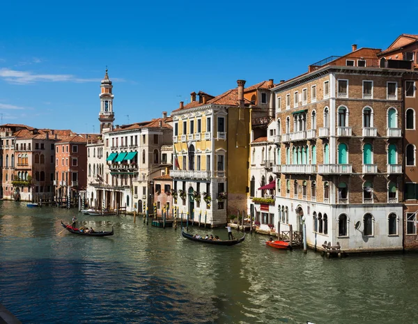 Canal Grande w Wenecji Włochy — Zdjęcie stockowe