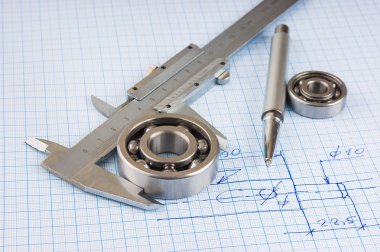 Çap pergeli, yatakları ve Meydanı