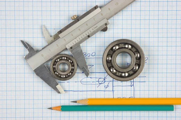 Çap pergeli, yatakları ve Meydanı