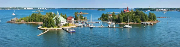 Ostrovy poblíž Helsinek ve Finsku — Stock fotografie