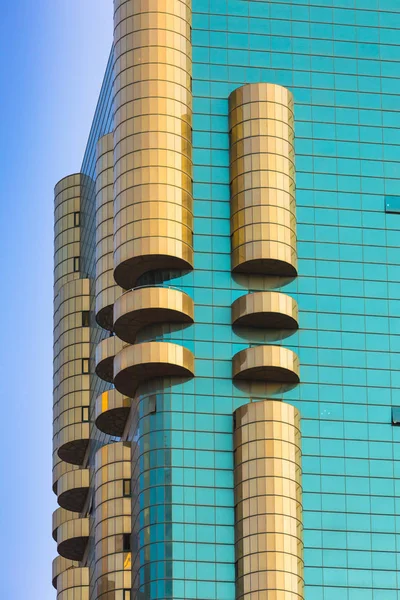 Modern felhőkarcolók, a sheikh zayed úton — Stock Fotó