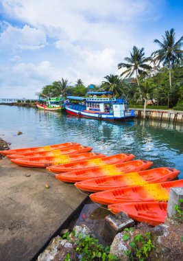 Gemi Tayland Koh Chang Adası