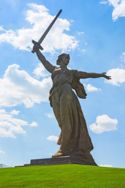 Vatan aramalar olduğunu bir heykelinin Mamayev Kurgan