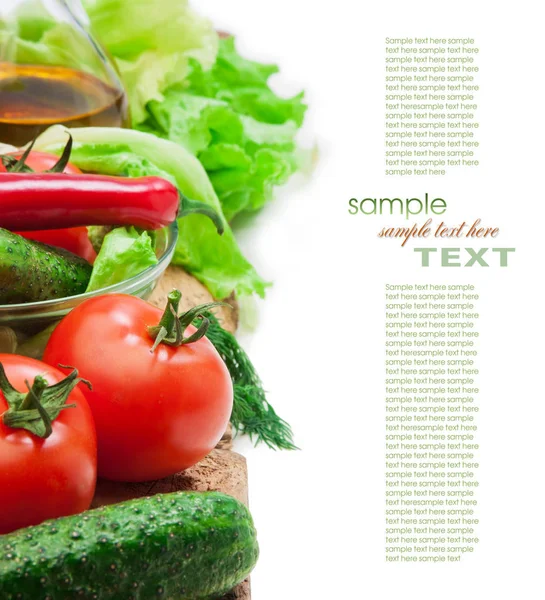 Tomaat en groenten — Stockfoto