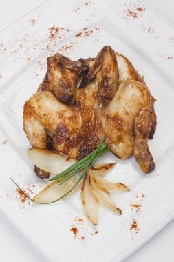 tavuk budu ile kuşkonmaz ve ketçap