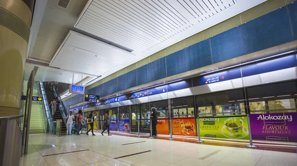Dubai Metro as world's longest fully automated metro network (75 — Stock Photo, Image