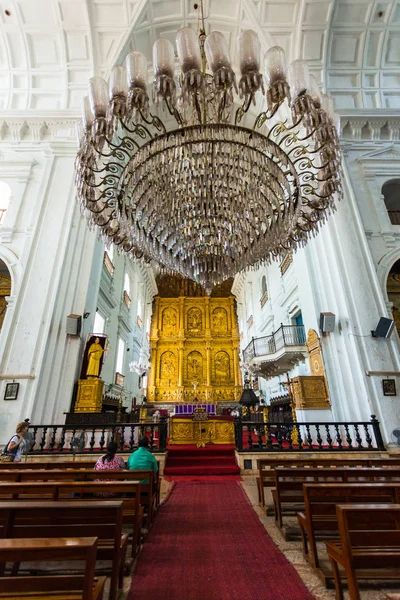 Se cattedrale nel centro storico di Goa — Foto Stock