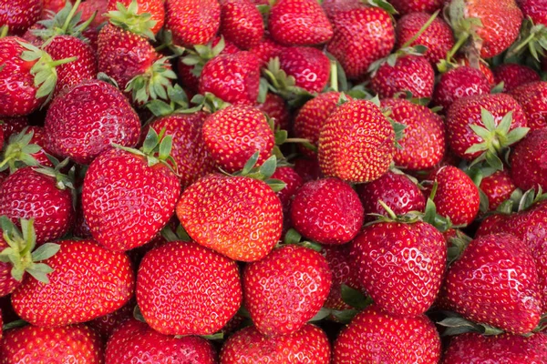 Sale of strawberries in the Eastern markets in Turkey — Stock Photo, Image