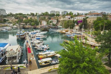 Antalya'nın eski şehir antik liman
