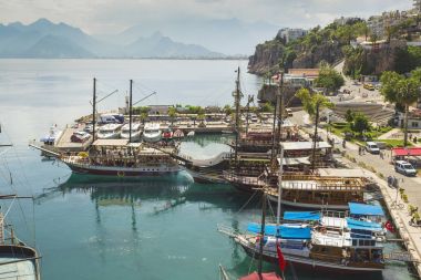 Antalya'nın eski şehir antik liman