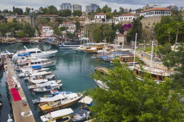 Türkiye. 17 Mayıs 2017 Antalya eski şehir antik liman