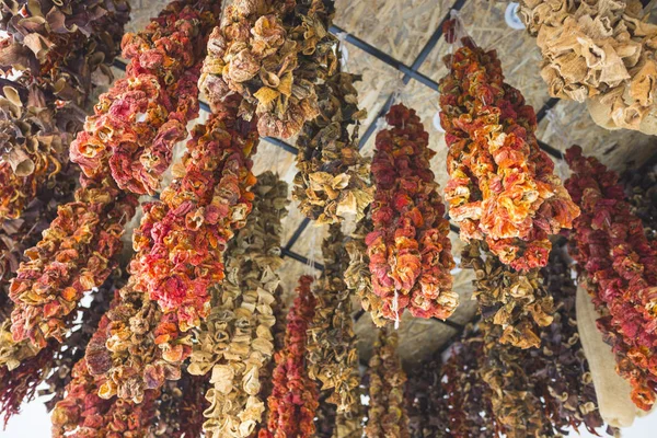 Venta Verduras Secas Los Mercados Turquía —  Fotos de Stock