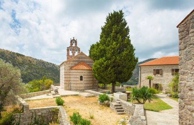 Karadağ. 25 Temmuz 2017. Manastır Gradishte. 14. yy. Karadağ