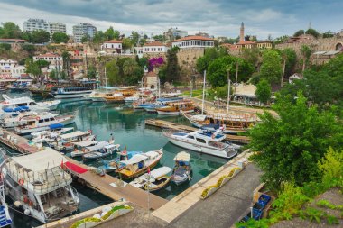Türkiye. 17 Mayıs 2017 Antalya eski şehir antik liman