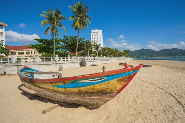 Fiskebåtar Marinan Nha Trang Vietnam — Stockfoto