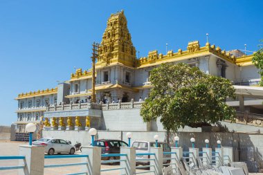 Mahalle ve alan Lord Shiva heykeli