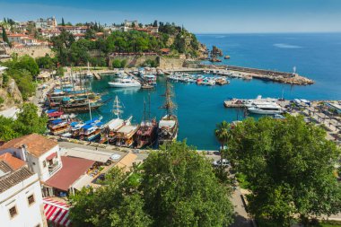Türkiye. 17 Mayıs 2017 Antalya eski şehir antik liman