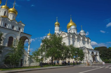 Katedral Meydanı Moskova Kremlin Rusya'da