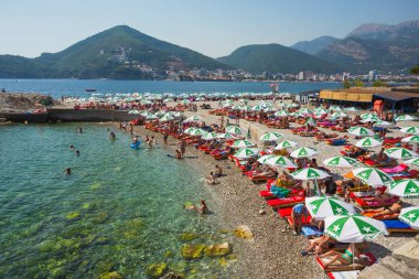  Beach Budva şehri yakınındaki St. Nicholas Adası üzerinde. EUR