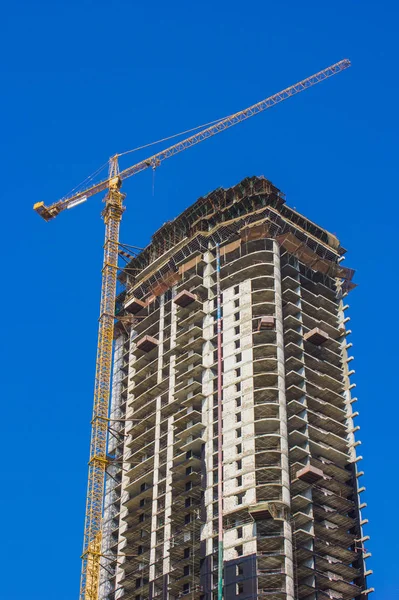 ドバイ アラブ首長国連邦 ドバイ マリーナ ドバイ アラブ首長国連邦の高層ビル建設 2012 — ストック写真