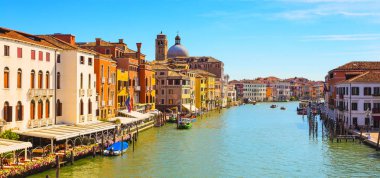 Venice, İtalya - 26 Haziran 2014: Venedik İtalya grand canal