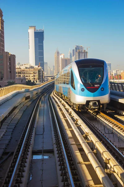 Dubai Uae November Dubai Metro View City Subway Car Nov — Stock Photo, Image