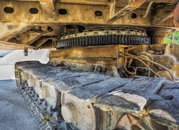 Career Excavator Mining Limestone Gravel — Stock Photo, Image