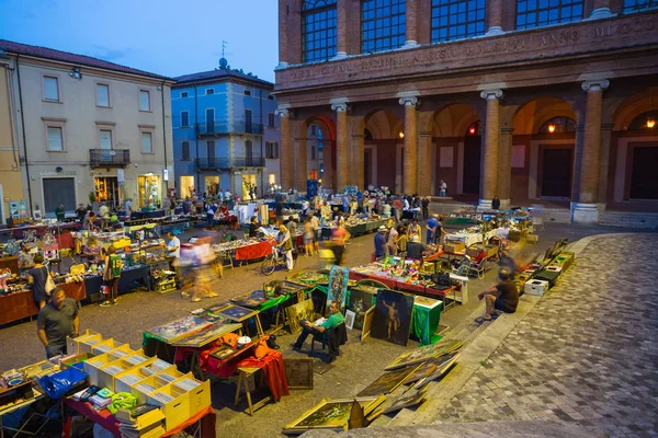 Rimini Italy June 2014 Flea Market Old Square Rimini — Stock Photo, Image