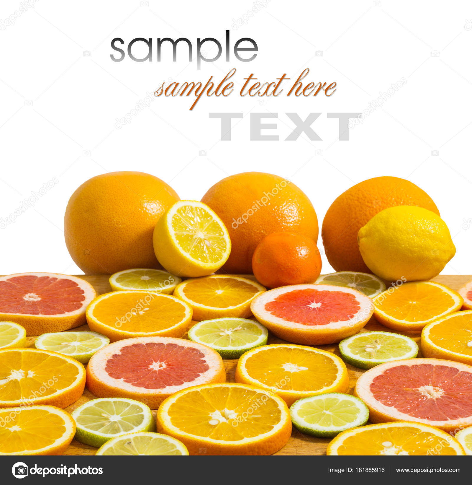 Citrus Fruit Background Sliced Oranges Lemons Lime Tangerines Grapefruit Symbol Stock Photo C Alan64