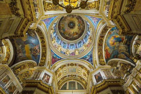 Rusia San Petersburgo Noviembre 2117 Interior Arcos Catedral San Isaac — Foto de Stock