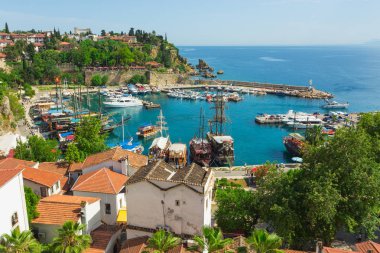 Türkiye. 17 Mayıs 2017 Antalya eski şehir antik liman